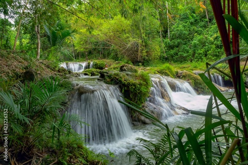 waterfall in the jungle © likbatonboot