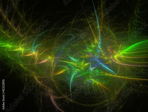 Imaginatory fractal background generated Image