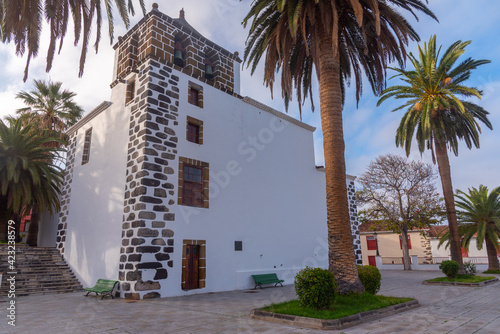 St. Andrew the Apostle Parish church at San Andres on La Palma, Canary islands, Spain photo