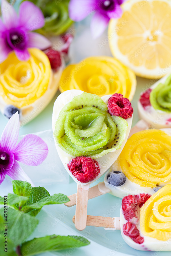 Hausgemachte Eis am Stiel Hausgemachte Eis am Stiel