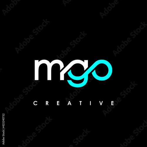 MGO Letter Initial Logo Design Template Vector Illustration