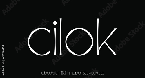 luxury and elegant font glamour style
