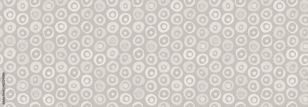 Circle Hand drawn Watercolor isolated on white canvas with high resolution texture, seamless pattern
