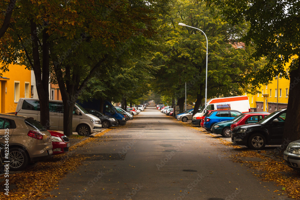 Obraz premium cars on the street