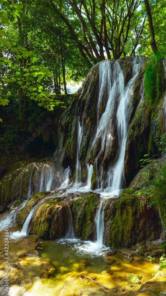 Waterfall in the village Lúčky