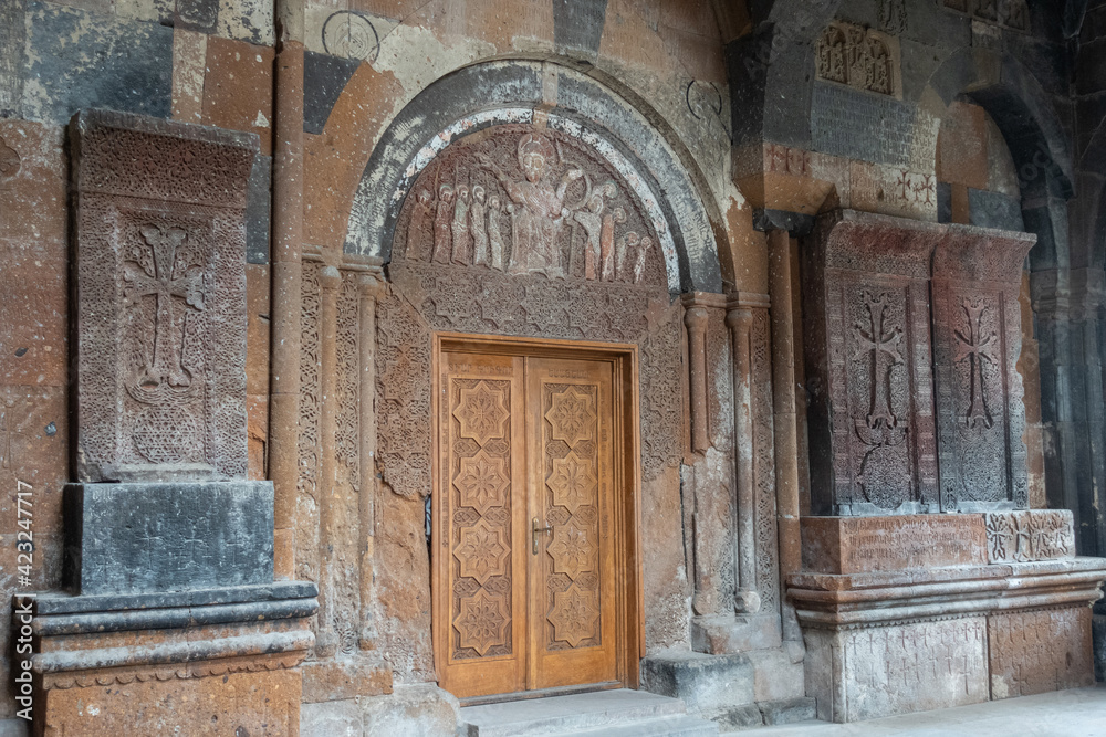 Inside Saghmosavank Monastery, Artashavan - Armenia