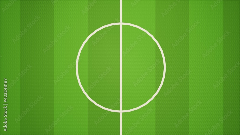 Center area of stadium floor. The stadium is built in 3D without the need for existing references., 3D Rendering Center area of stadium floor. The stadium is built in 3D without the need for existing references., 3D Rendering