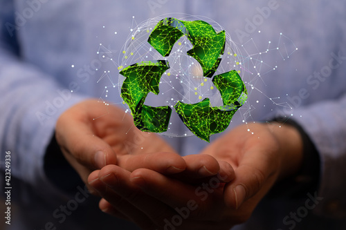 eco Concept of recycling - ...