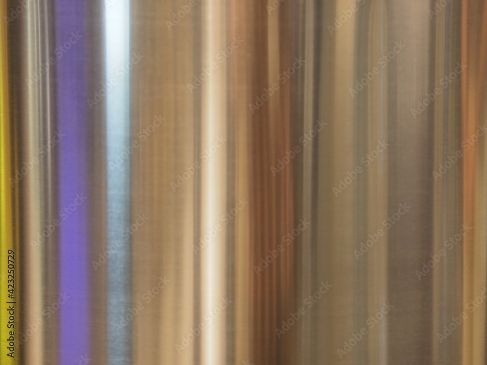 Fototapeta premium Industrial stainless tank surface with multi-coloured surface shine