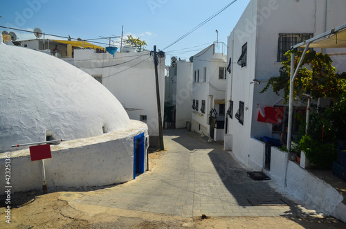 Traditional old kumbet. water cistern in Bodrum Town. Bodrum landmark