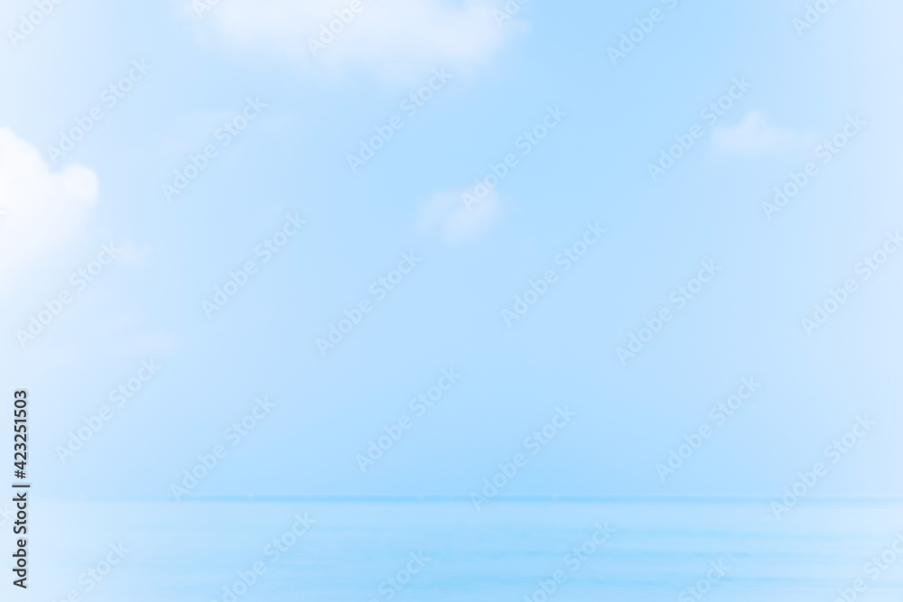 Obraz premium blue sky background with tiny clouds in Phuket Thailand