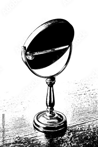 Beatuy Mirror Old and Rusty
