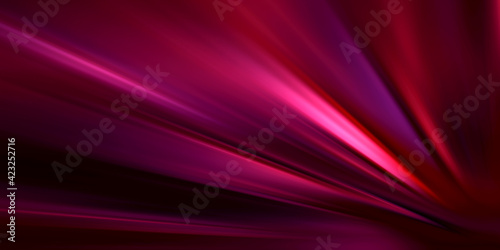 Abstract light burst coloured in red 