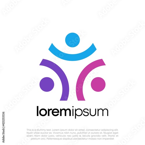 Global Community Logo Icon Elements Template. Community human Logo template vector. Community health care. Abstract Community logo. Human Resources Logo.
