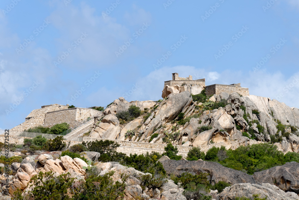 Fortezza di Monte Altura near palau in Sardinia