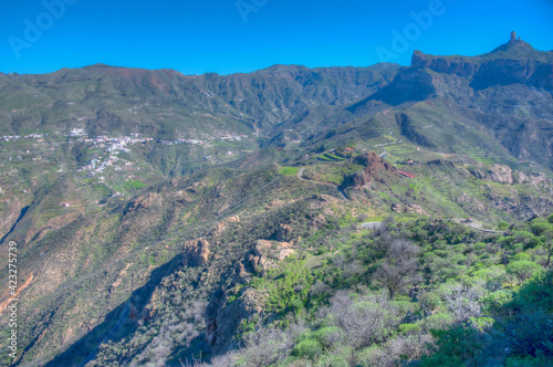 Baranco de Tejeda at Gran Canaria, Canary Islands, Spain photo