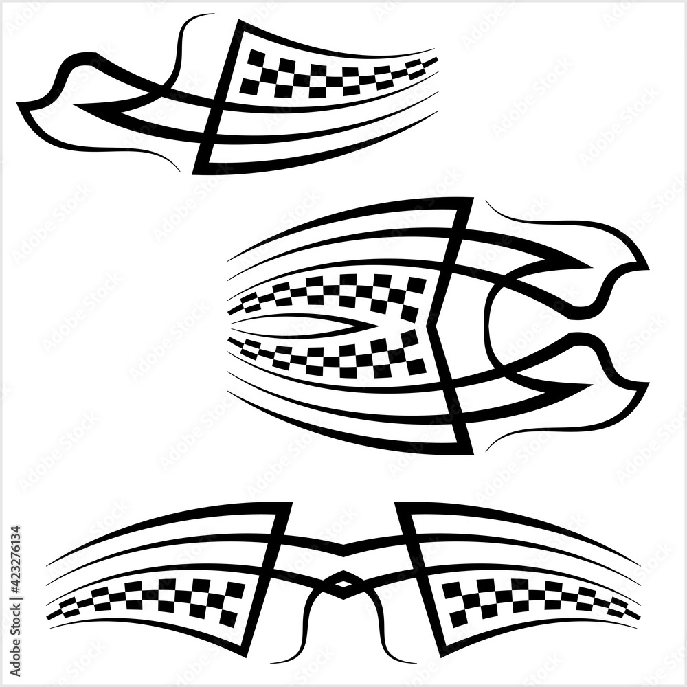 Fototapeta premium Tribal Car Decal M_2103002