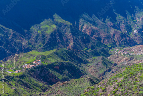 Baranco de Carrizal at Gran Canaria, Canary Islands, Spain photo