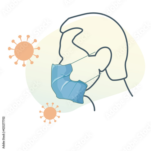 Respiratory Protective Mask - Non Wooven - Icon