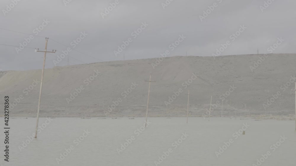 electric poles in water sony s log 3 shot