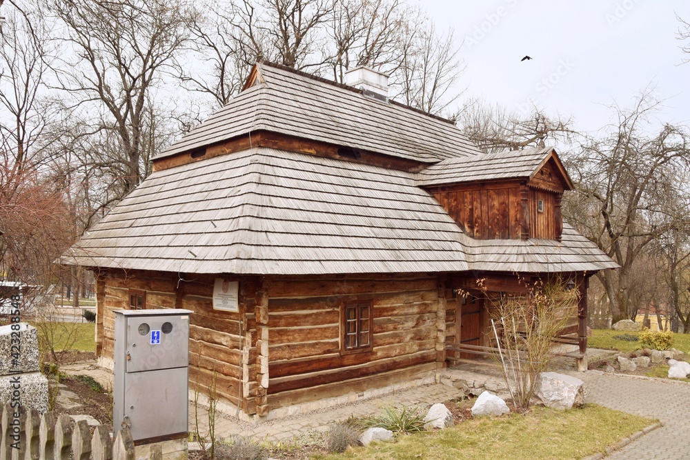 Miechów Dworek Zacisze, Szlak Architektury Drewnianej w Małopolsce Miechów Dworek Zacisze, Szlak Architektury Drewnianej w Małopolsce