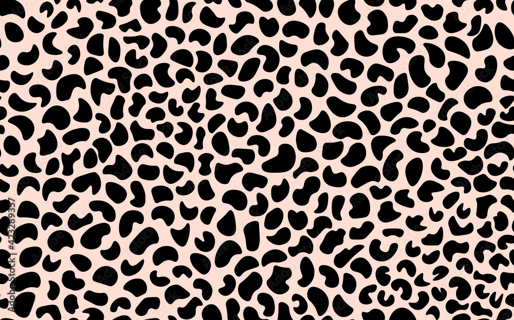 Abstract modern leopard seamless pattern. Animals trendy background. Beige and black decorative vector stock illustration for print, card, postcard, fabric, textile. Modern ornament of stylized skin Abstract modern leopard seamless pattern. Animals trendy background. Beige and black decorative vector stock illustration for print, card, postcard, fabric, textile. Modern ornament of stylized skin