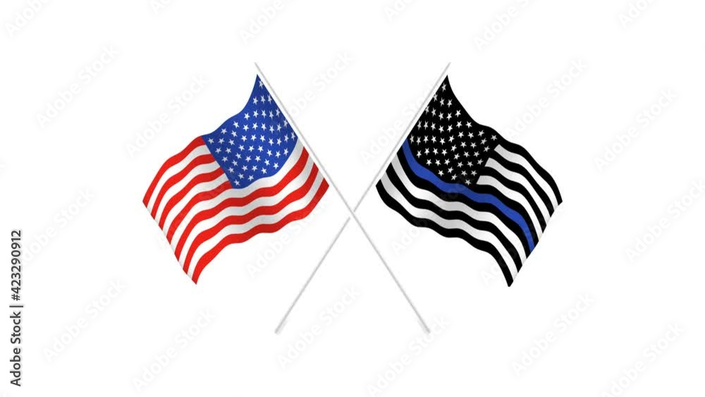 American flag waving animation isolated on white screen . Alpha channel. American flag waving animation isolated on white screen . Alpha channel.