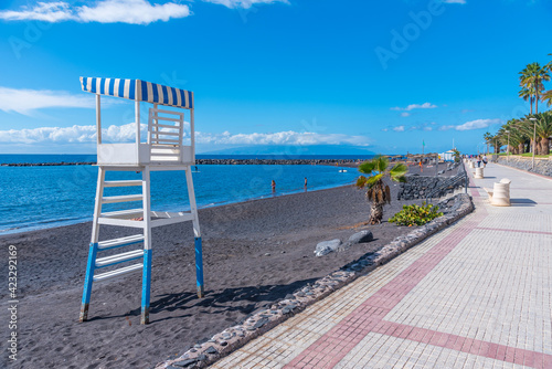 Playa el Beril at Tenerife, Canary islands, Spain photo