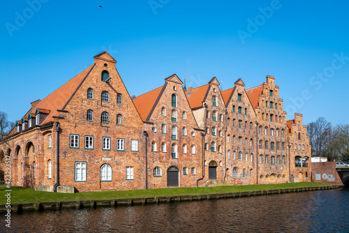 salt warehouses as a landmark of the Hanseatic City of Lübeck