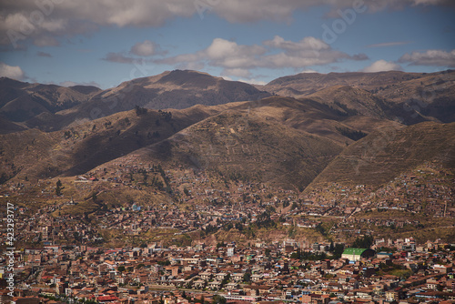 Vista de la Ciudad de Cusco.