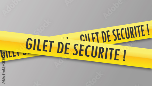 Logo gilet de sécurité.