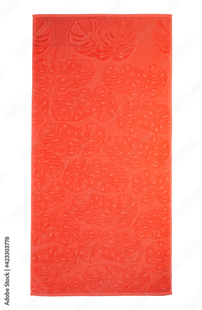 terry bath towels, rolled up and spread out, isolate on a white background terry bath towels, rolled up and spread out, isolate on a white background