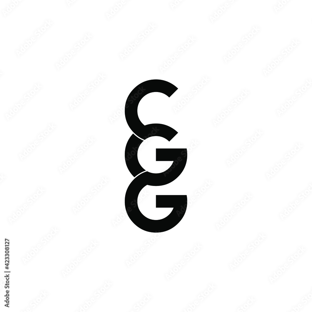 cgg letter original monogram logo design cgg letter original monogram logo design