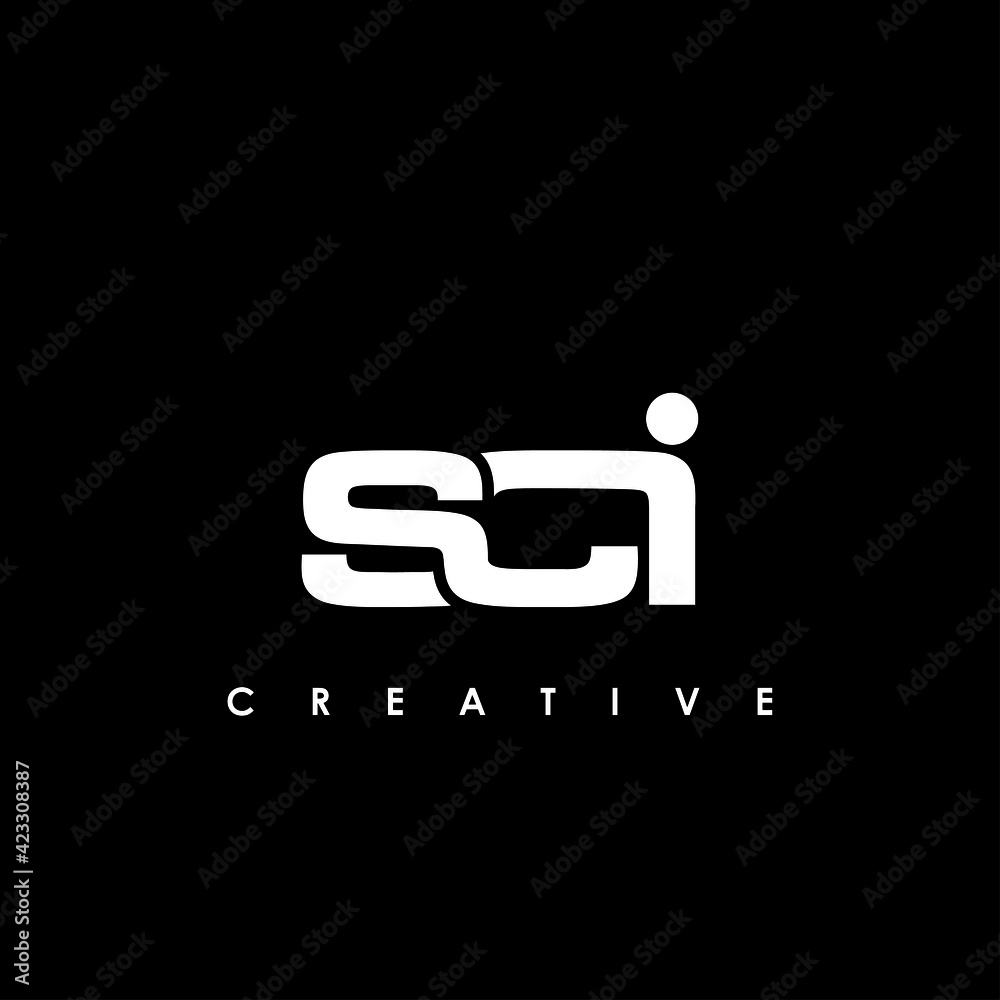 SCI Letter Initial Logo Design Template Vector Illustration