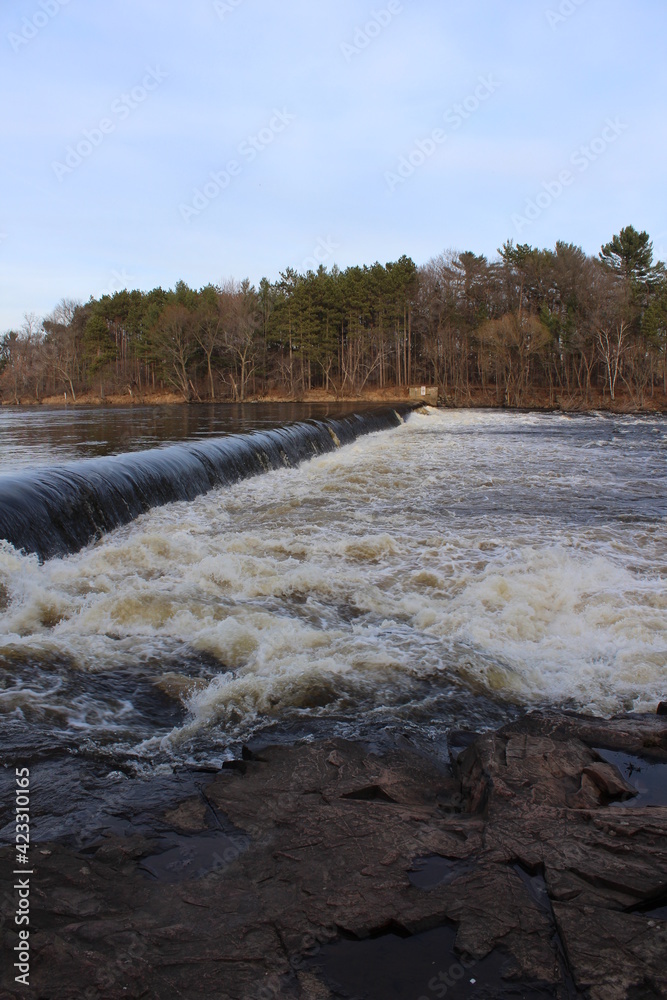 river flowing into the distance river flowing into the distance