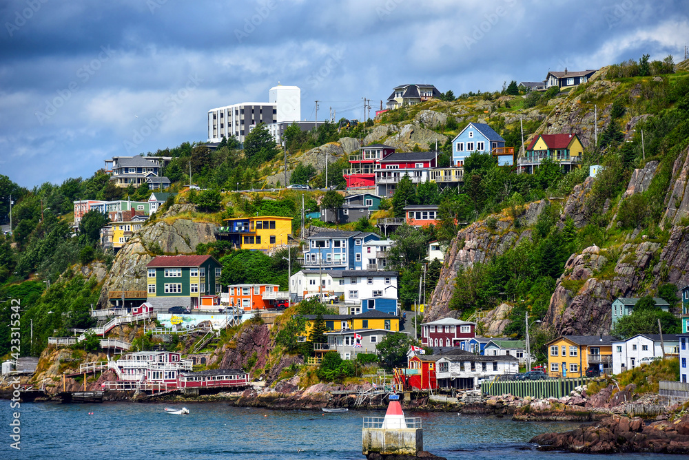 The scenic Battery neighborhood in St. John’s, Newfoundland