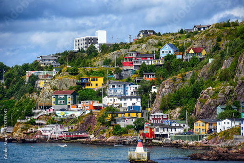 The scenic Battery neighborhood in St. John’s, Newfoundland photo