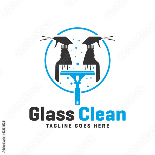 glass cleaner spray logo