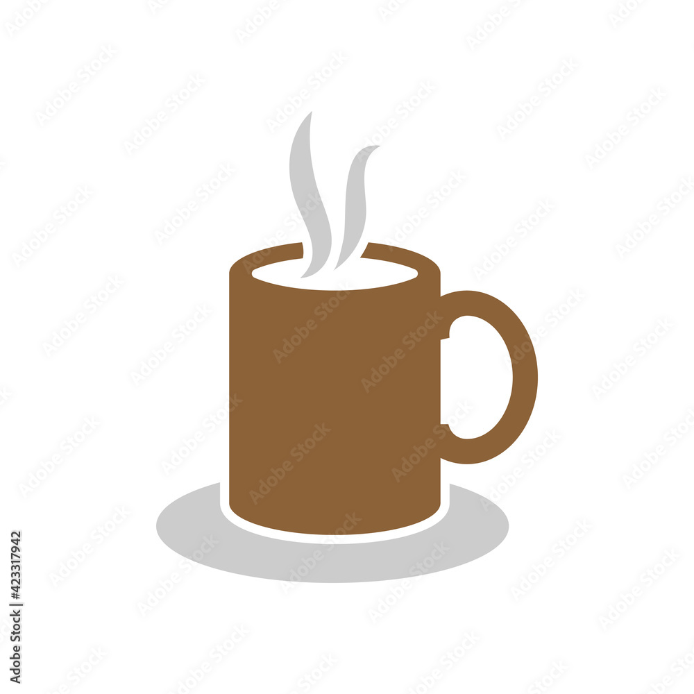 Coffee mug icon design template vector illustration Coffee mug icon design template vector illustration