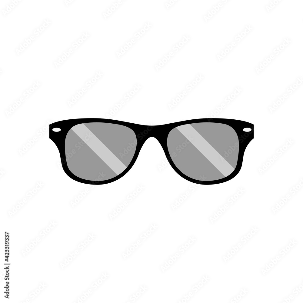 Sunglasses icon design template vector illustration