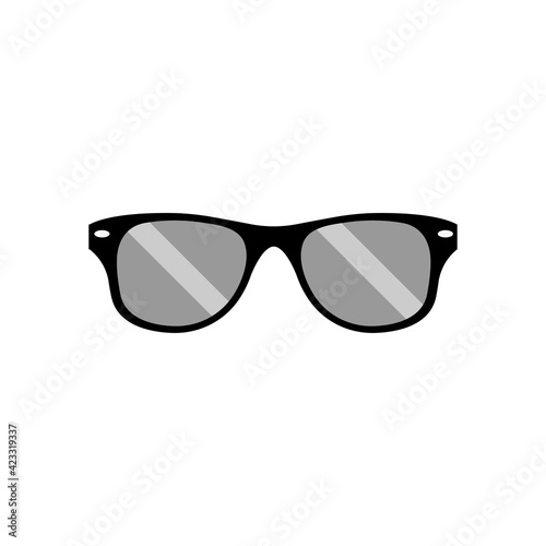 Sunglasses icon design template vector illustration