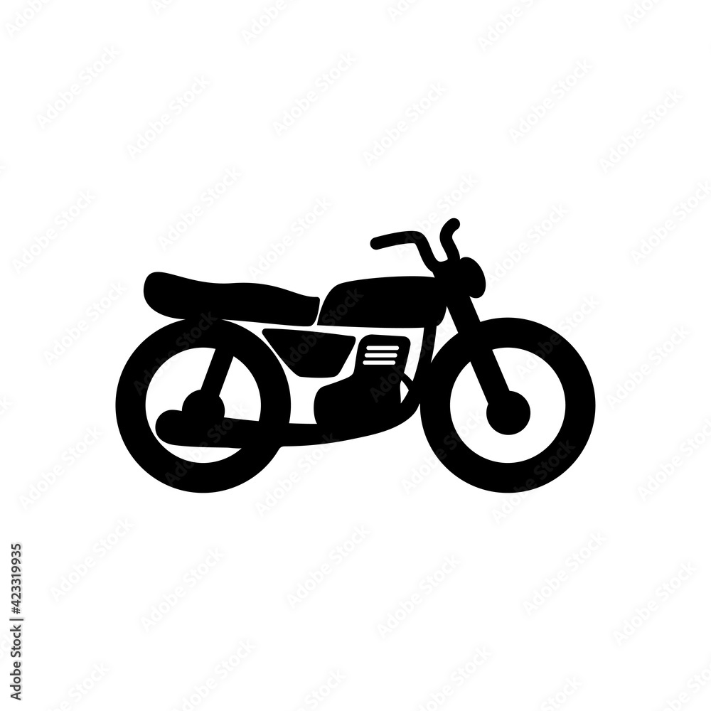 Motorcycle icon design template vector illustration Motorcycle icon design template vector illustration