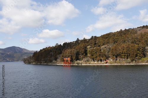芦ノ湖から見る景色