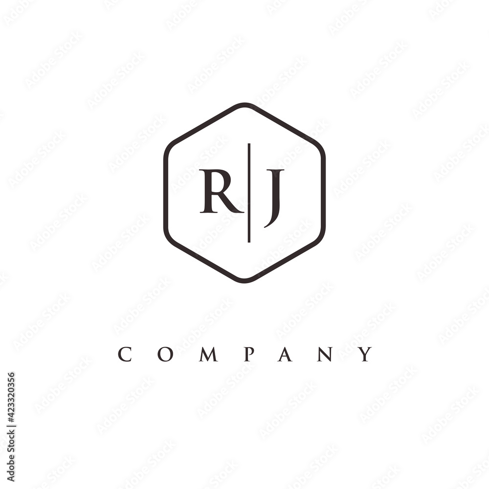 Abstract Letter RJ Logo Design Vector Template. Creative Gold and Silver  Colors RJ Letter Logo Design Stock Vector Image & Art - Alamy