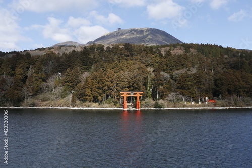 遊覧船からの景色