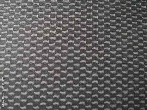 Car seat cover pattern​ fabric​ black​ and​ grey​ color, abstract​ background 