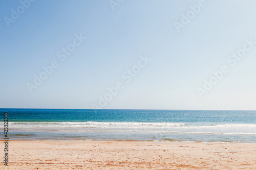 beach and blue sky