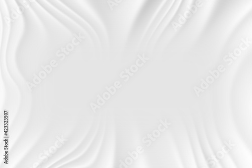 Wave curve soft texture white background abstract 3d banner