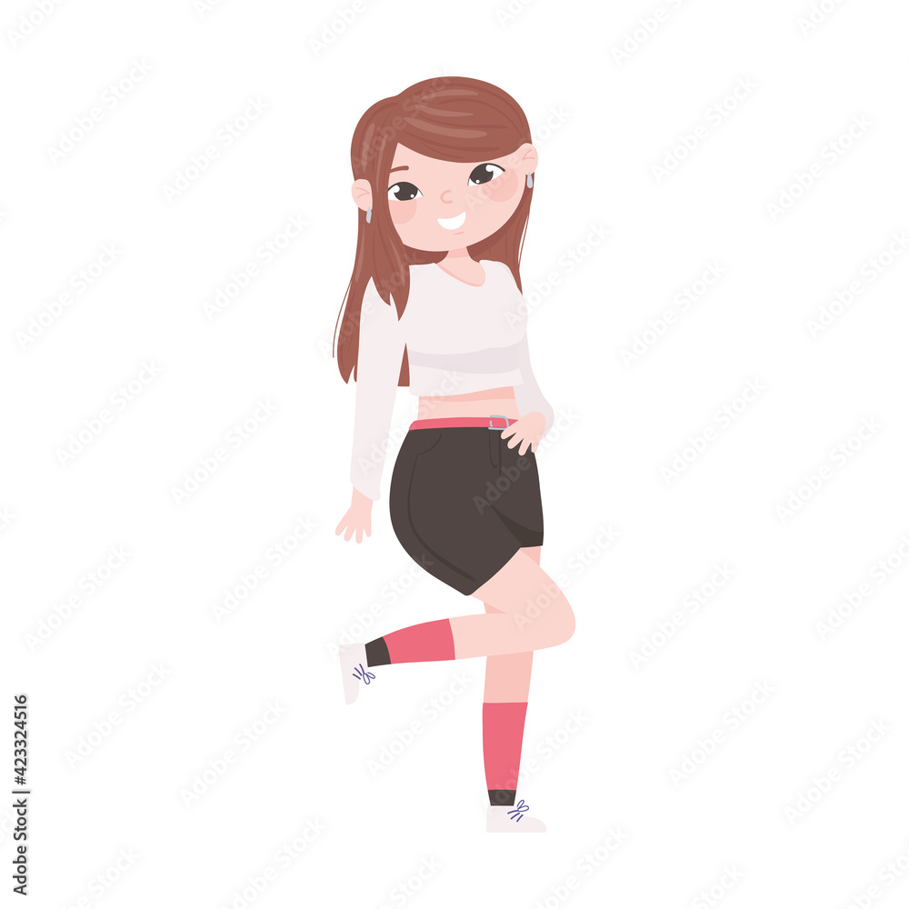 Fototapeta premium beautiful young girl