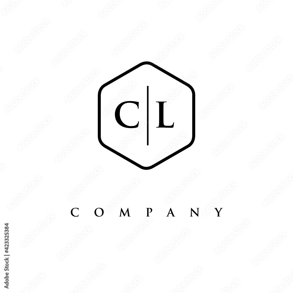 initial CL logo design vector initial CL logo design vector
